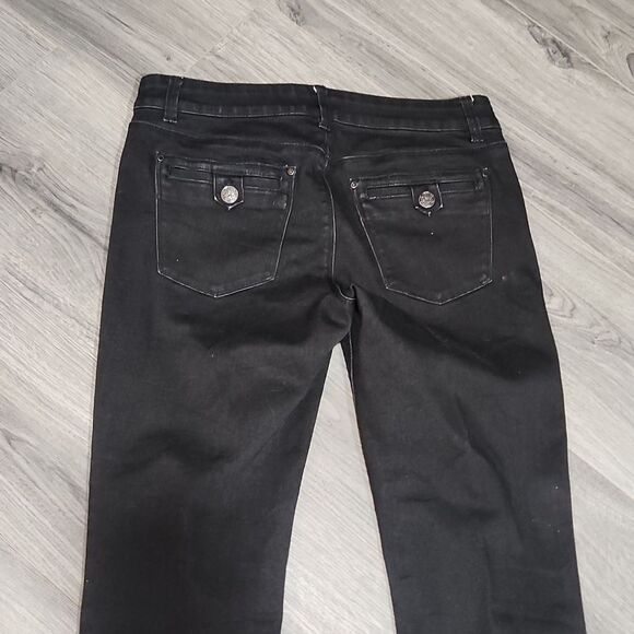 EUC WHBM Black Skinny Flare Jeans - Picture 9 of 10